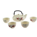 White Ceramic Teapot Set